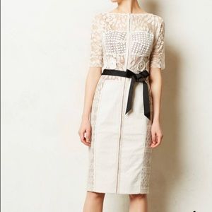 Anthropologie Byron Lars Allusione Sheath Dress